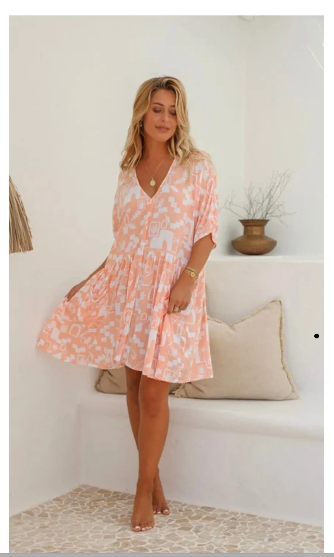 FRANKIE smock dress