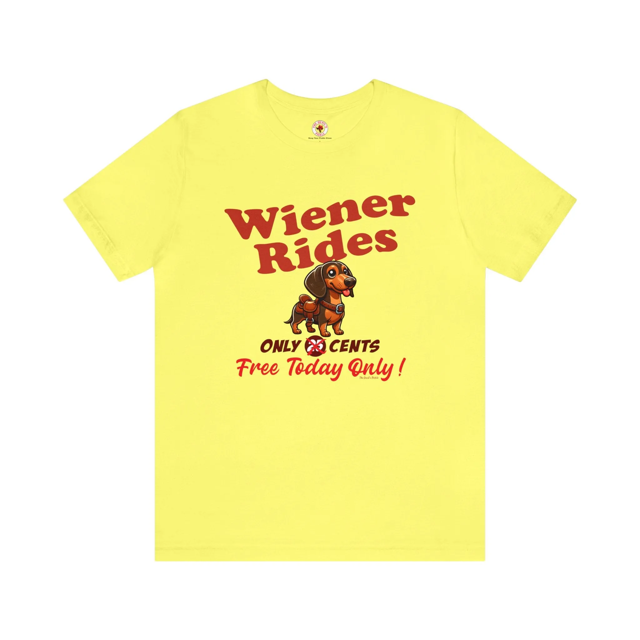 Free Wiener Rides T-Shirt