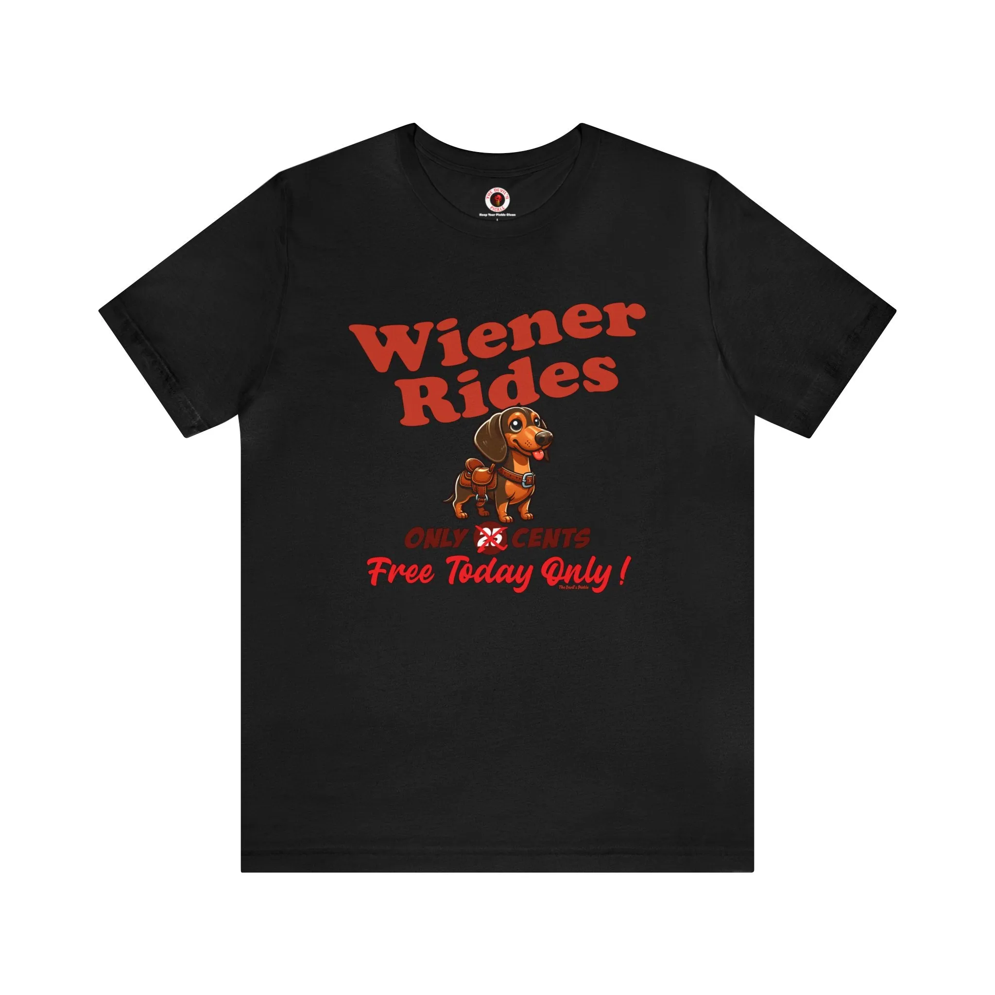 Free Wiener Rides T-Shirt