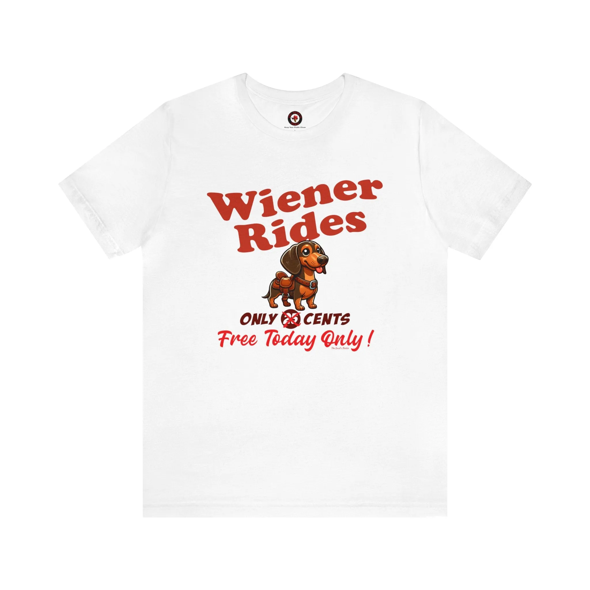 Free Wiener Rides T-Shirt