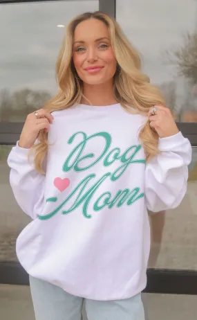 friday   saturday: dog mom corded sweatshirt