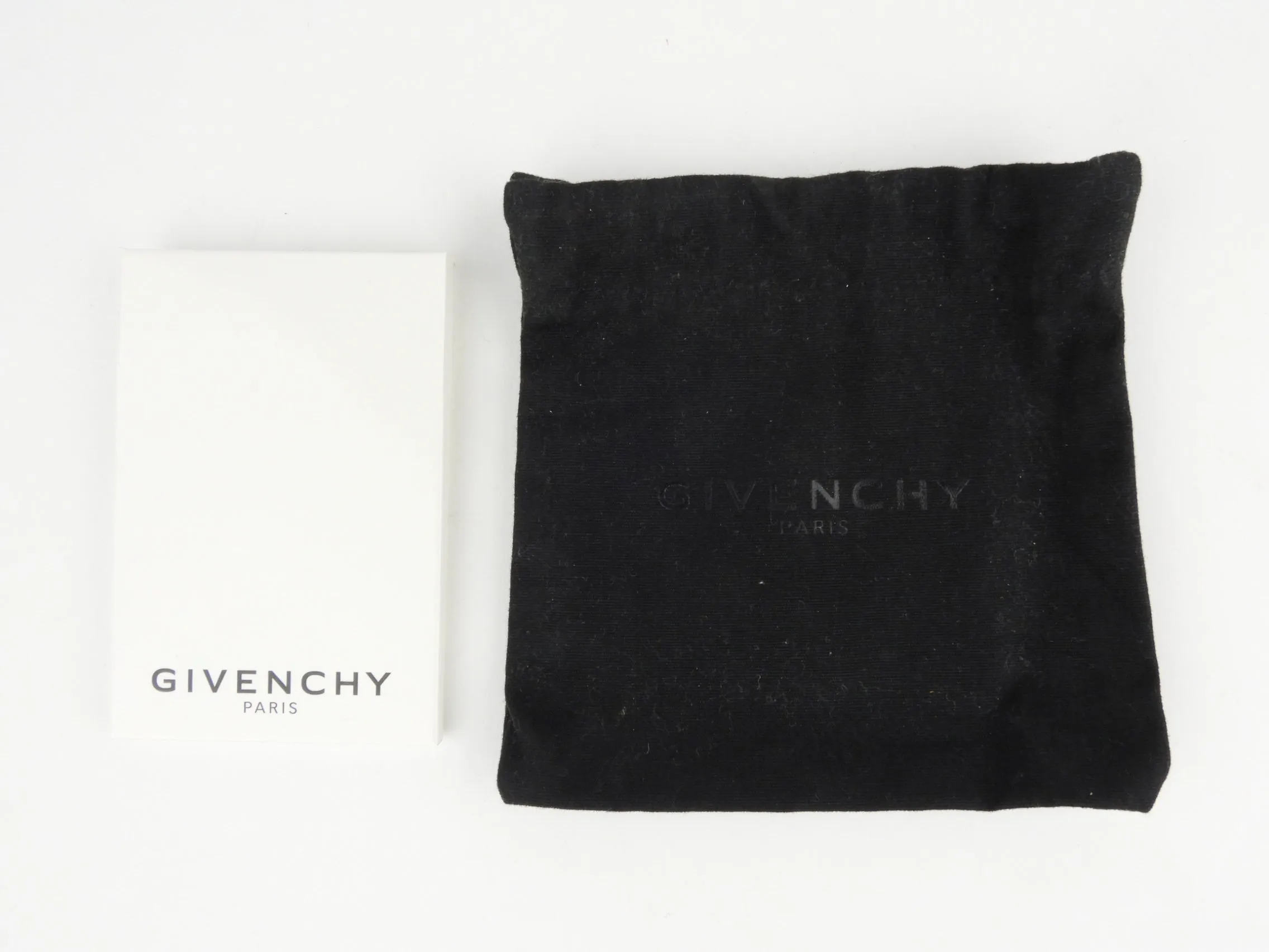 Givenchy Black and White Leather Goldtone Shark Tooth Twist Lock Double Wrap Beacelet - M