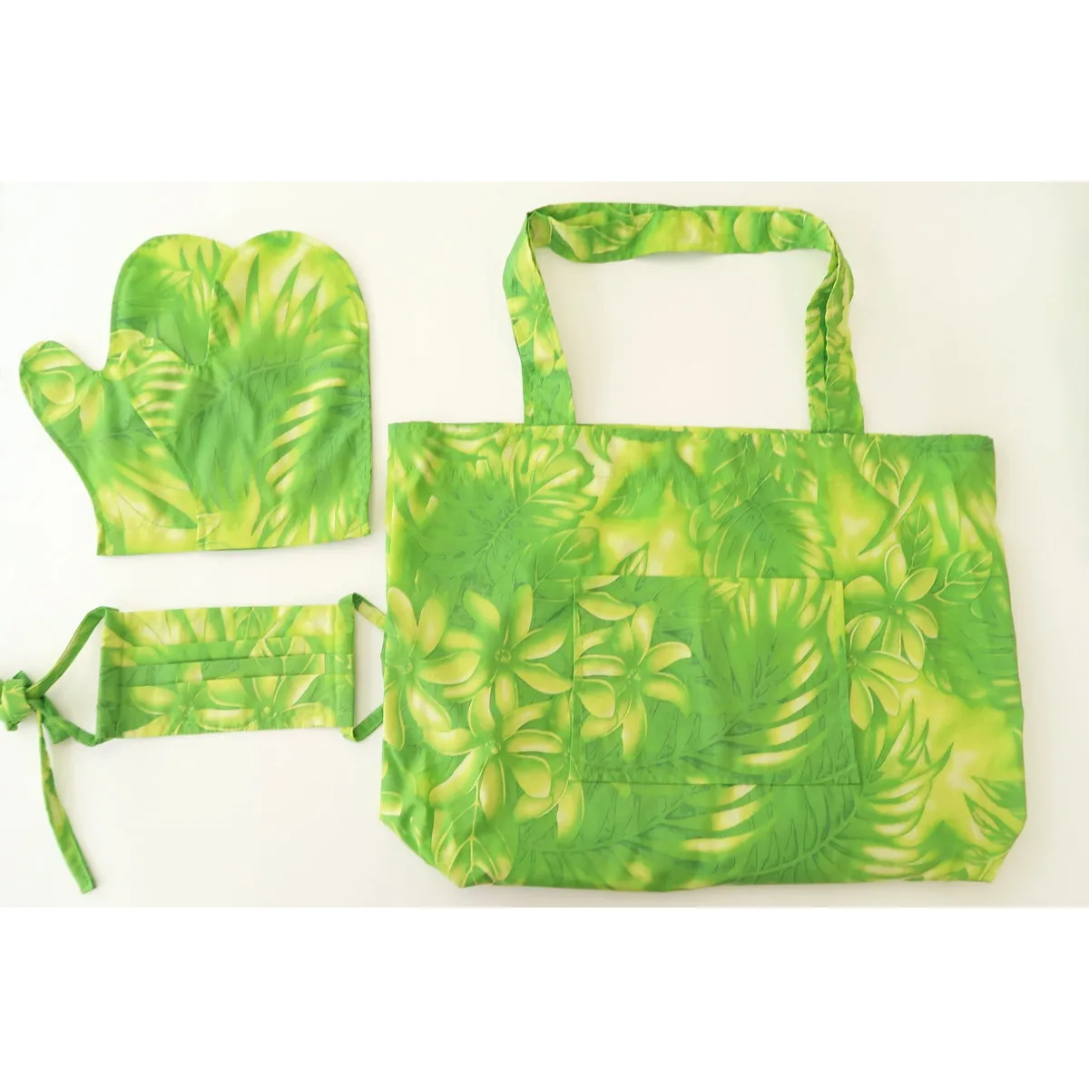 Green Tiare Light Weight Shopping Bag Protection Set