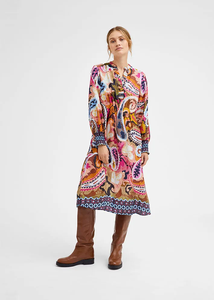 Gustav Hali midi dress 52509 Kjole - Oriental Paisley