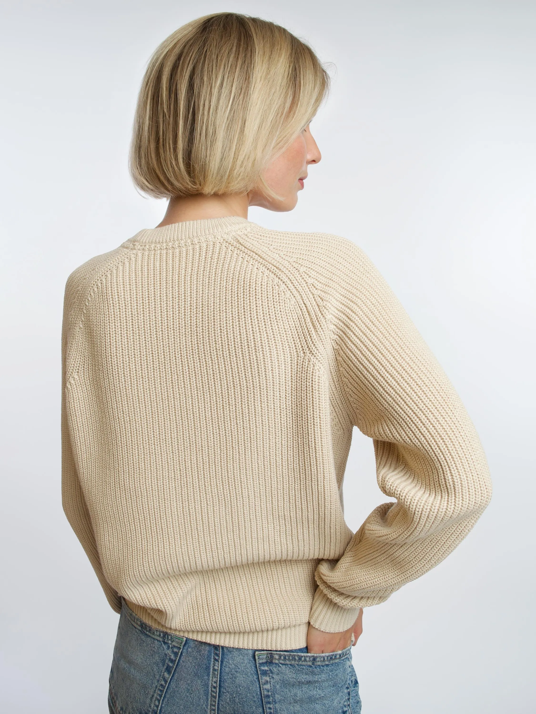 Heavy knit jumper