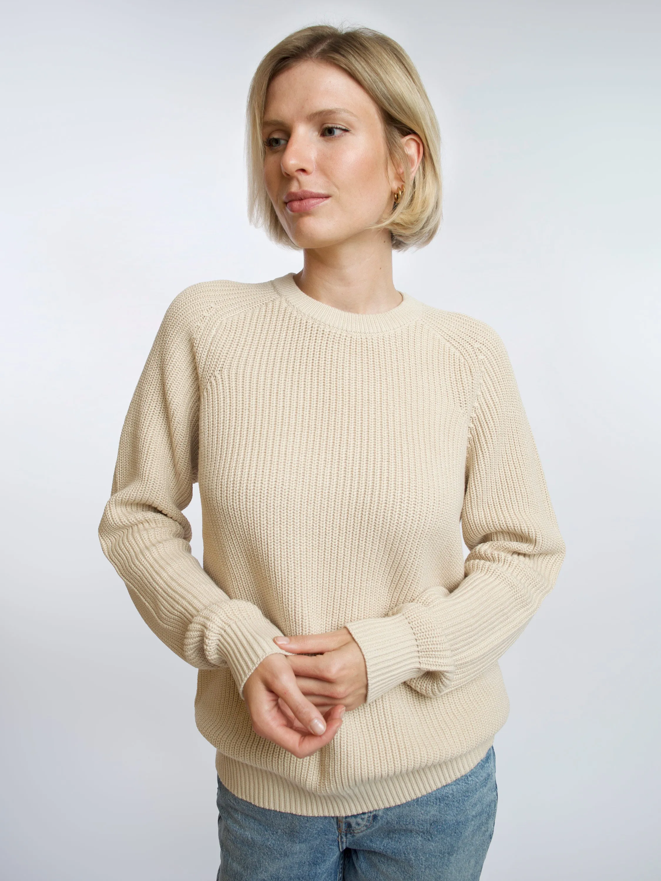 Heavy knit jumper