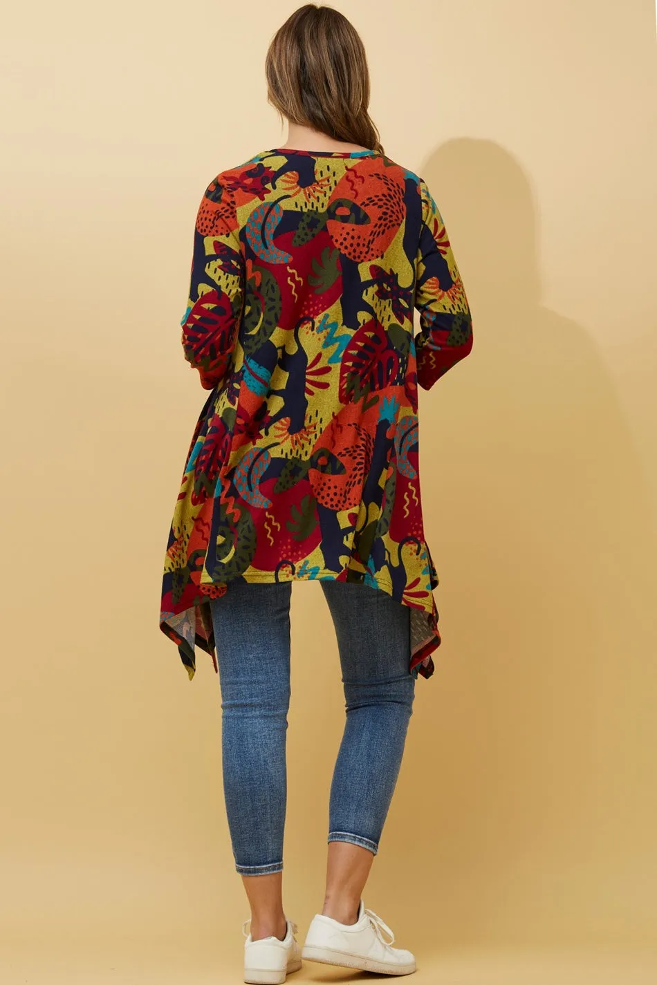 HOSHI JUNGLE PRINT TUNIC TOP