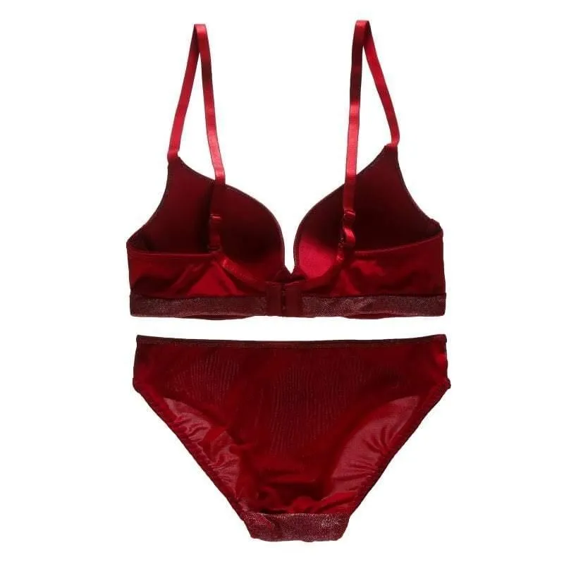 Imported sexy beauty women's bra & panty set