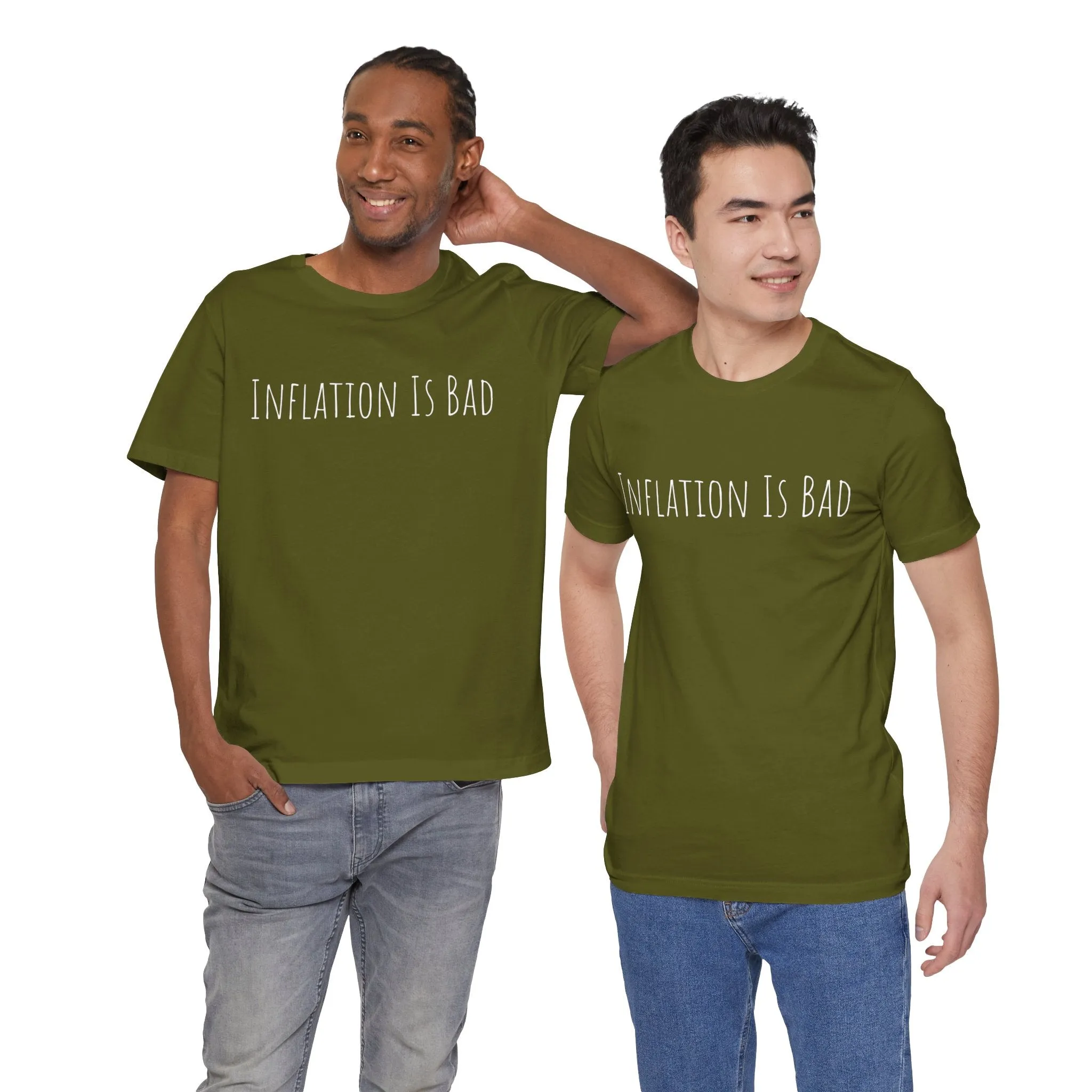 Inflation Is Bad Unisex Jersey Short Sleeve Tee