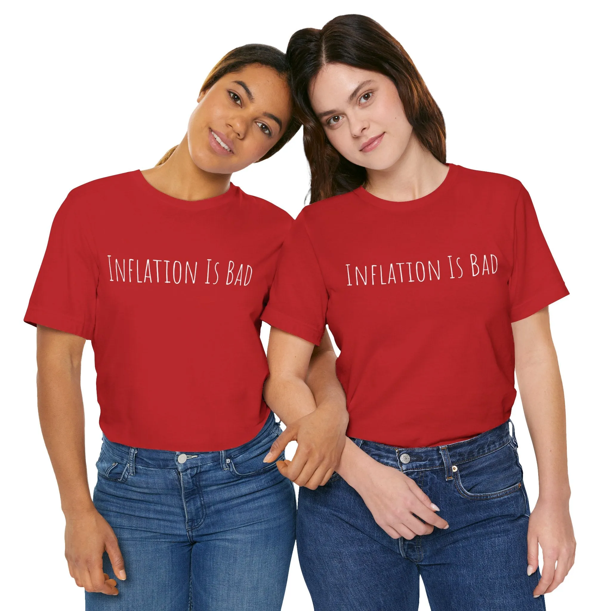 Inflation Is Bad Unisex Jersey Short Sleeve Tee