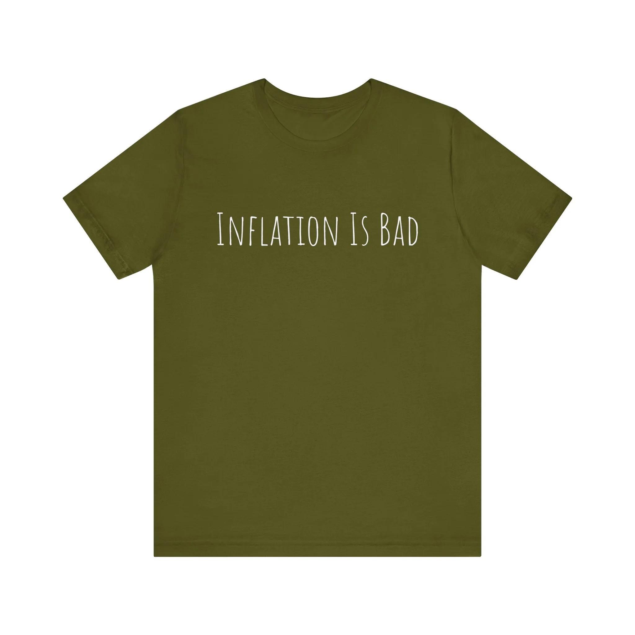 Inflation Is Bad Unisex Jersey Short Sleeve Tee