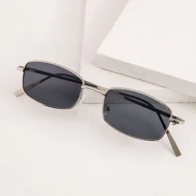 Jisu Rectangle Black Sunglasses