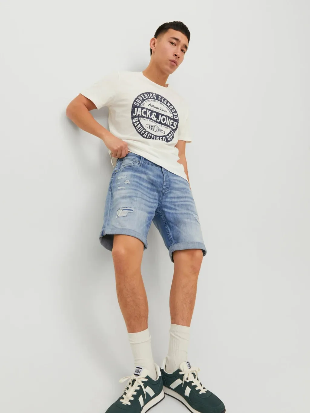 JJIRICK JJBLAIR Organic Denim Shorts GE 202