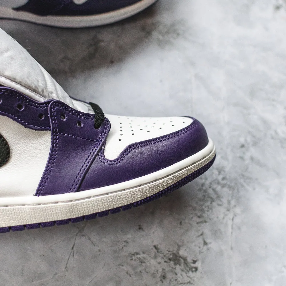 Jordan 1 Retro High Court Purple White