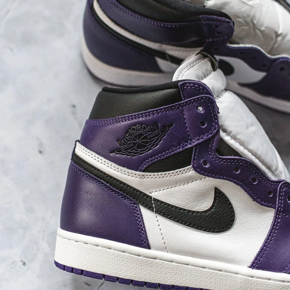 Jordan 1 Retro High Court Purple White