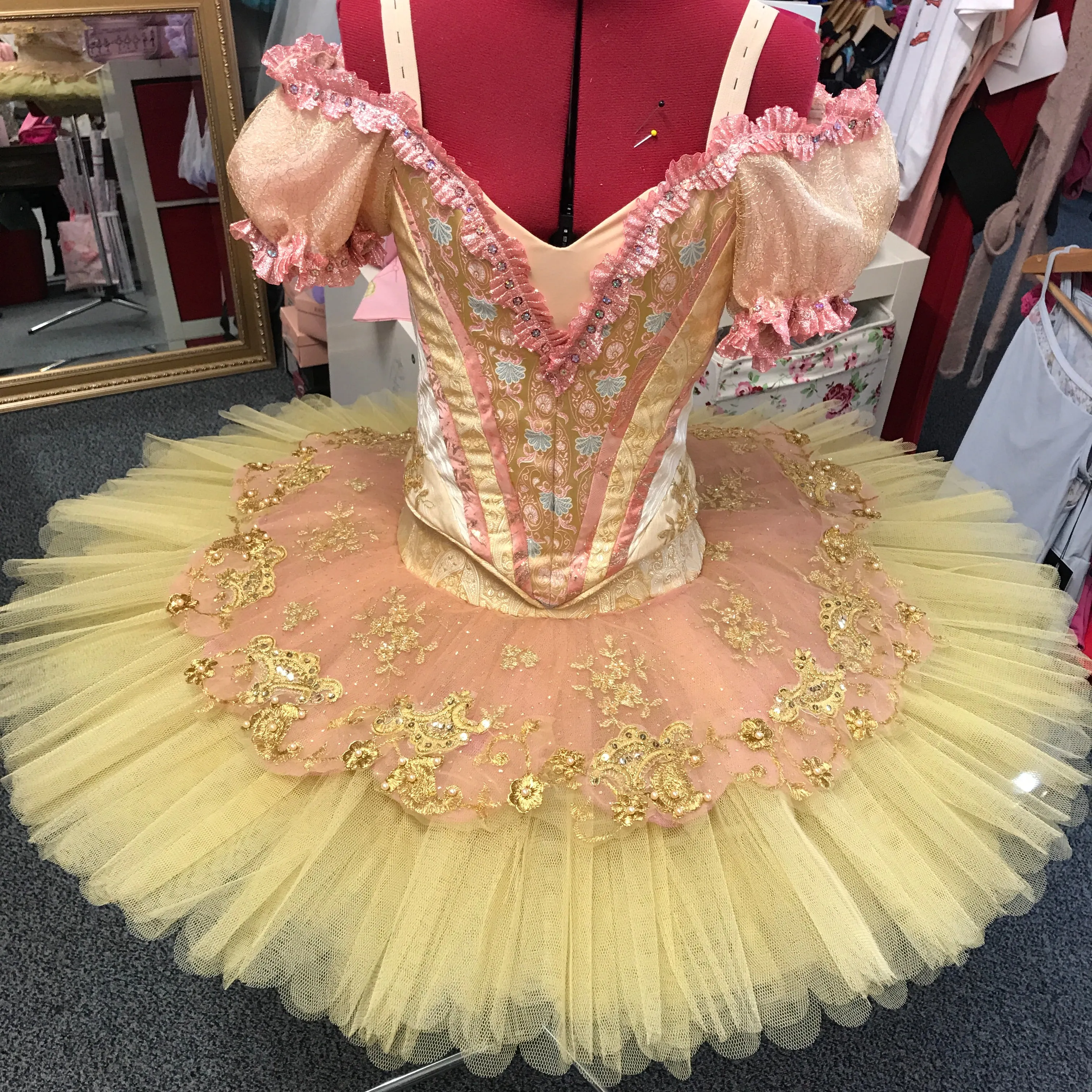 Just Ballet Golden Aurora professional tutu - Hire only