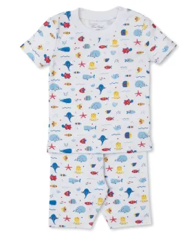 Kissy Kissy - Pajama Set - Sea Life Blue