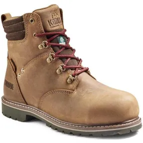 Kodiak Women's Bralorne 6 CT Waterproof Safety Work Boot -Brown- K4TEBN