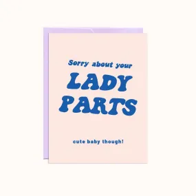 Lady Parts | Baby Card