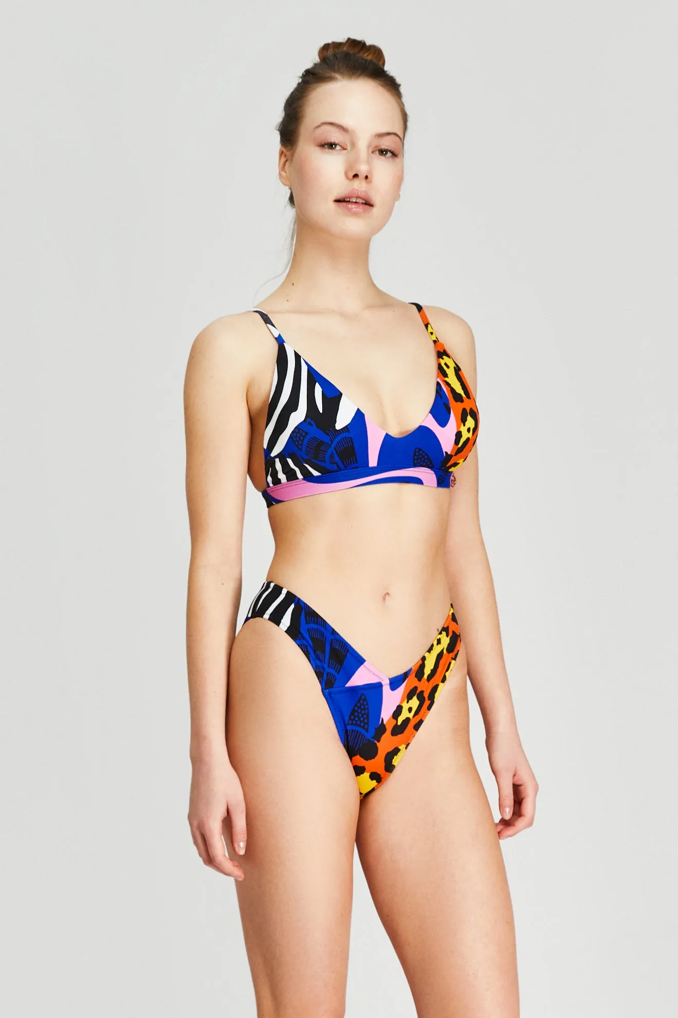 Leo Zebra Kadın Bikini Üst