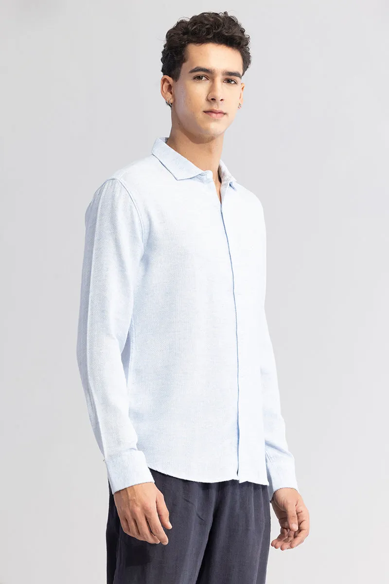 Linen Breeze Blue Shirt