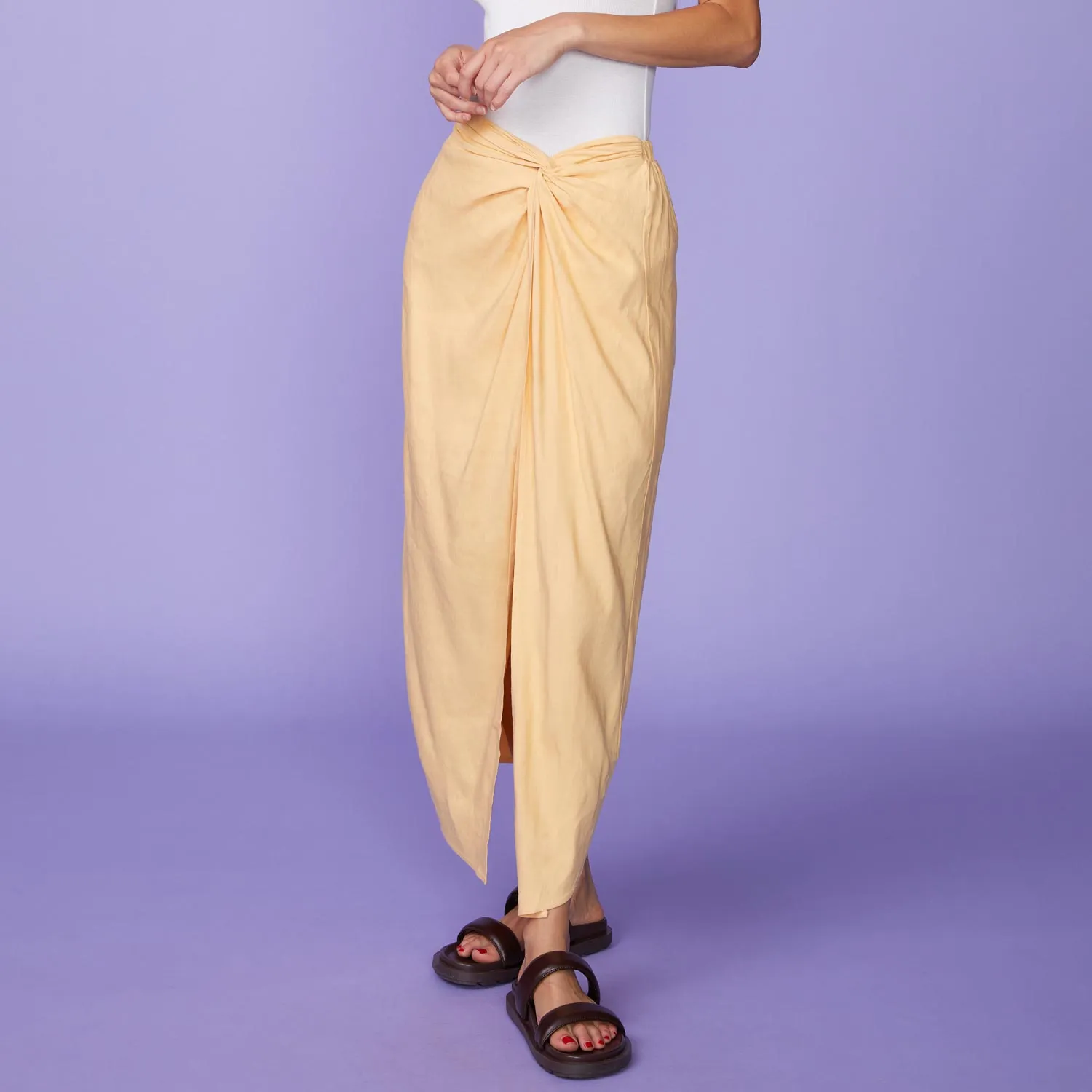 Linen Sarong Skirt