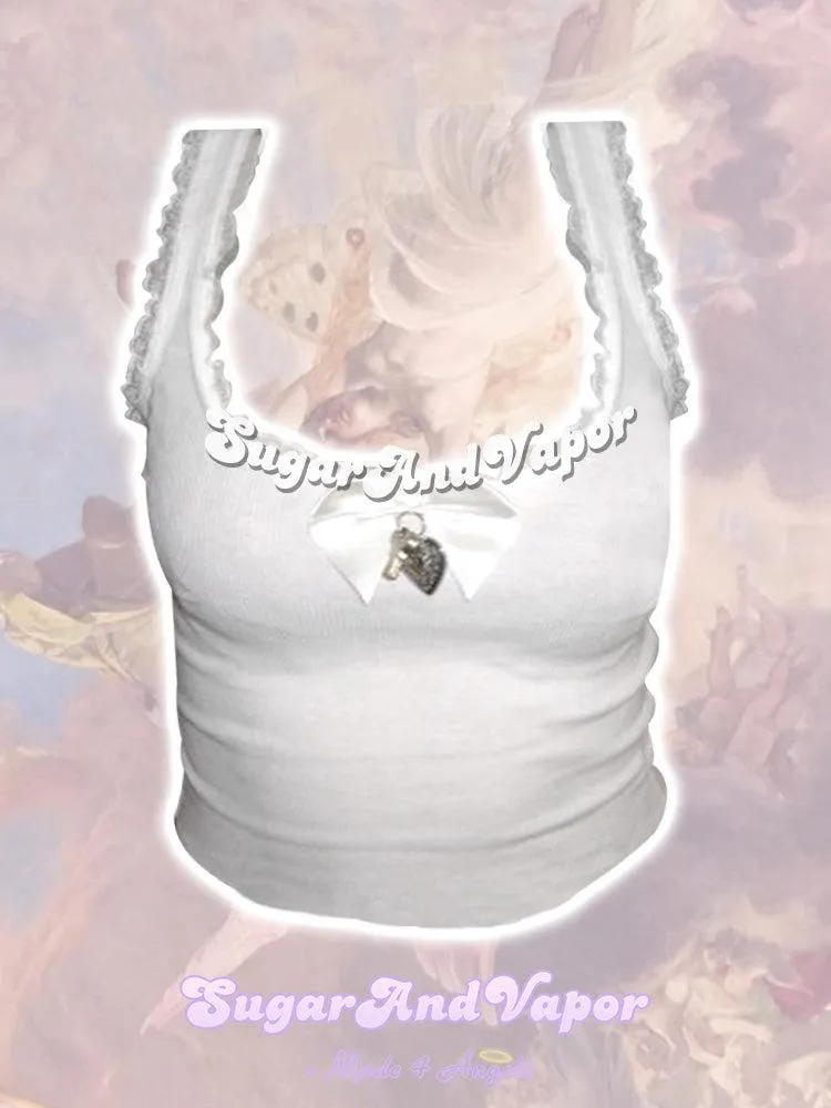 Lock My Heart Babydoll Tank Top