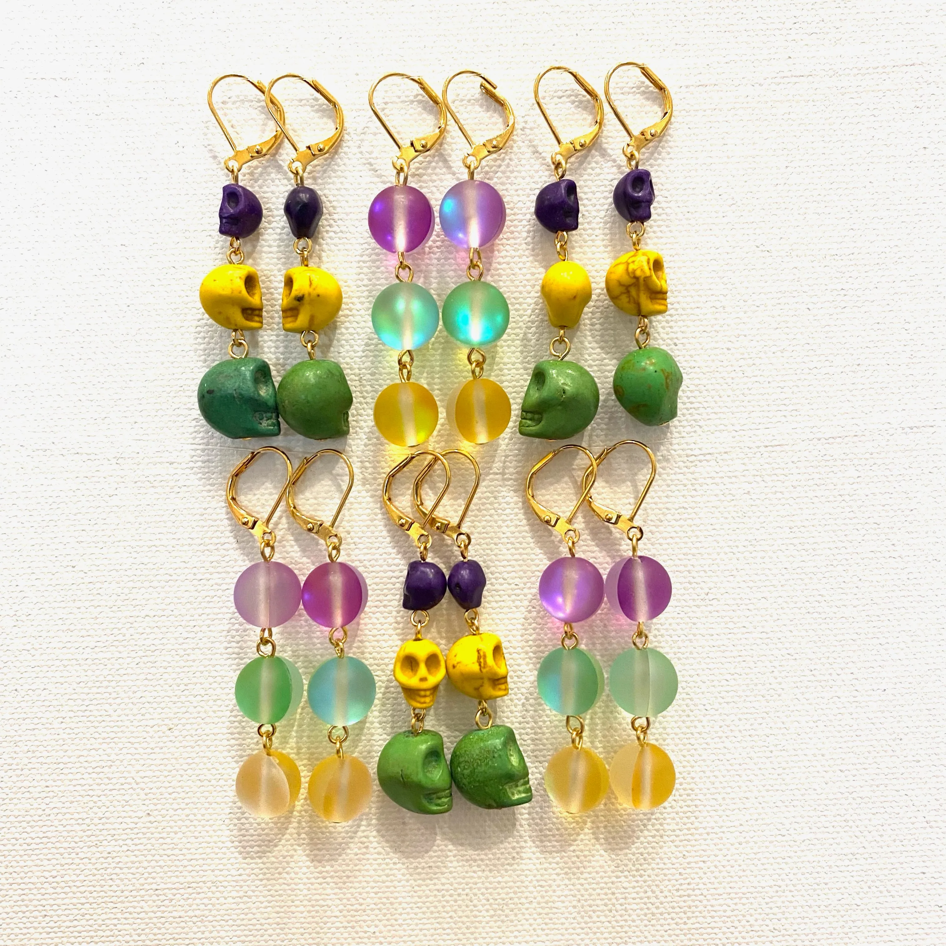 Mardi Gras Earrings