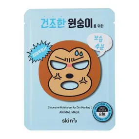 MASCARILLA FACIAL DRY MONKEY ANIMAL MASK