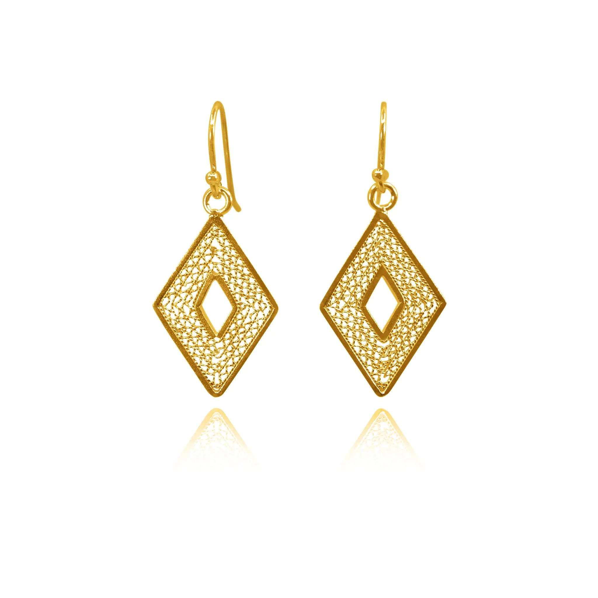 MILLIE IN GOLD SMALL EARRINGS FILIGREE