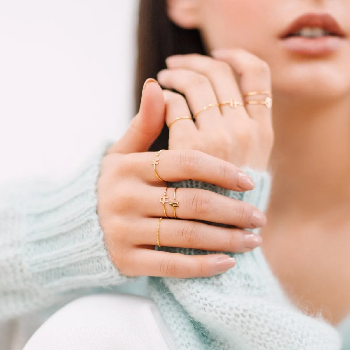 Mini Letter Ring