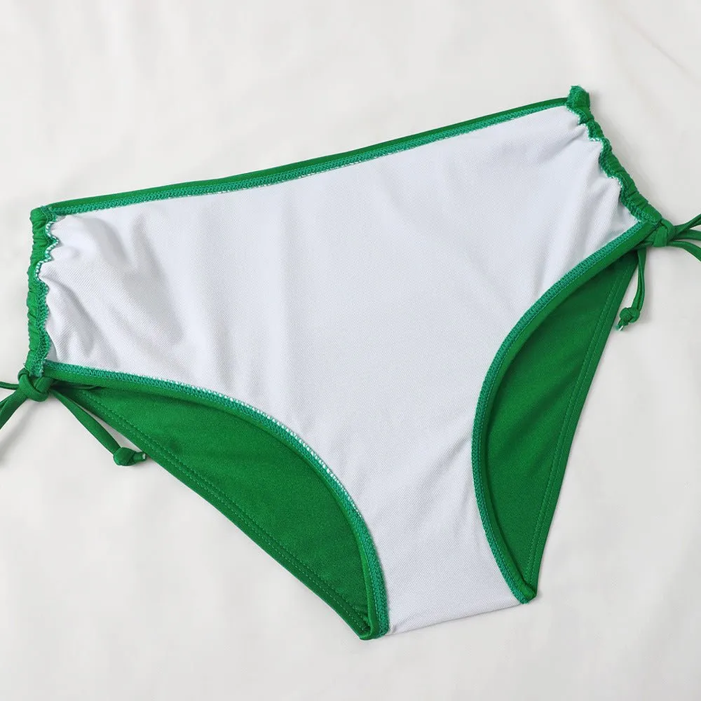 Neuer geblümter Bikini mit hoher Taille