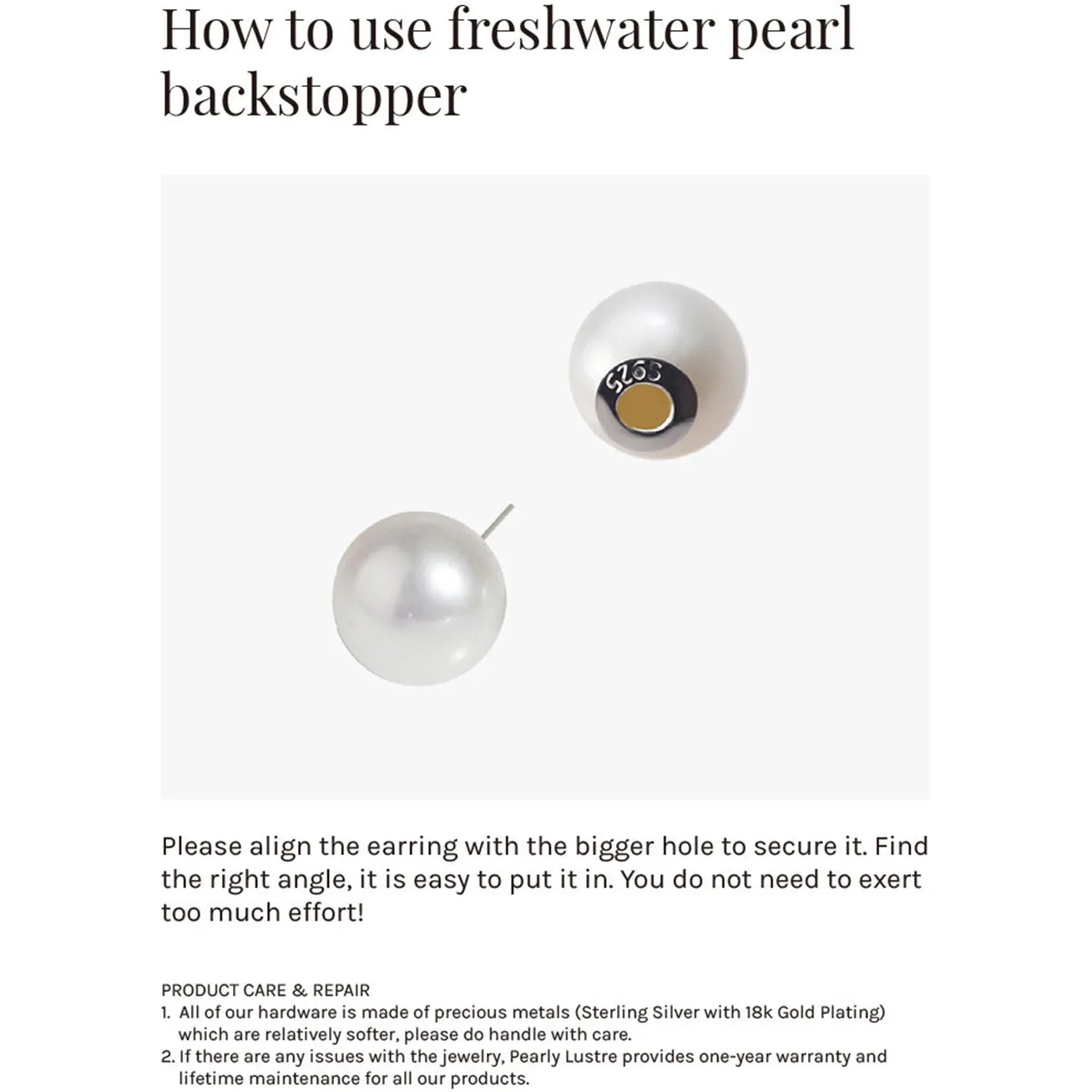 New Yorker Freshwater Pearl Earring WE00555