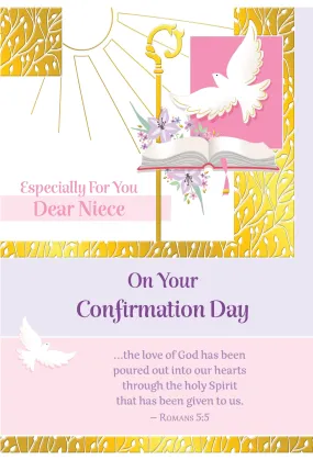 Niece Confirmation Card