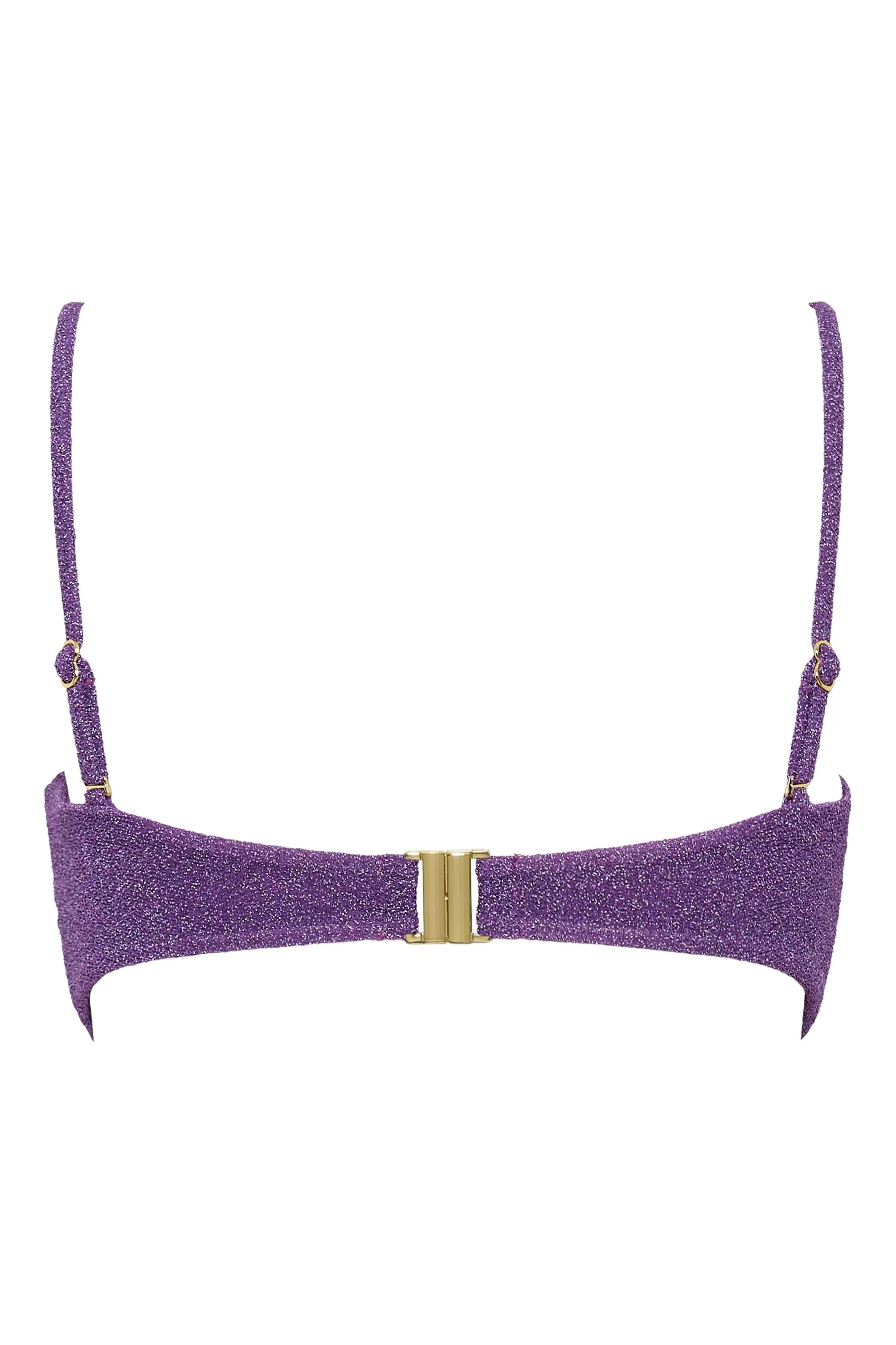 Nookie Dynasty Bandeau Bra - Purple