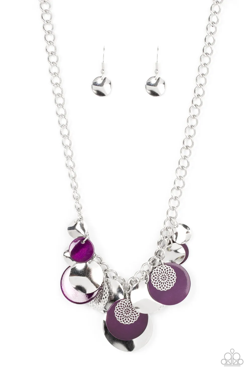 Oceanic Opera - Purple Paparazzi Necklace