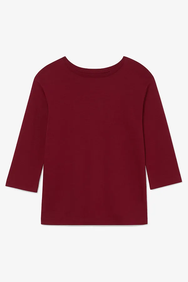 Owen T-Shirt - Pima Cotton :: Maroon