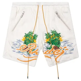 Palms Logo Short - White