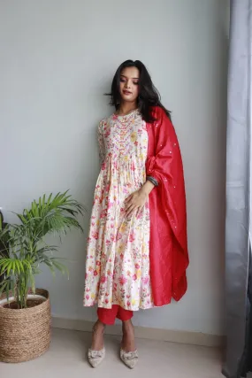 Party Wear Women Kurta Dupatta Suit