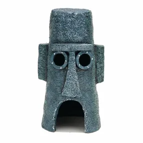 Penn-Plax Officially Licensed SpongeBob SquarePants Fish Tank and Aquarium Ornament – Squidward’s Easter Island Home – Medium