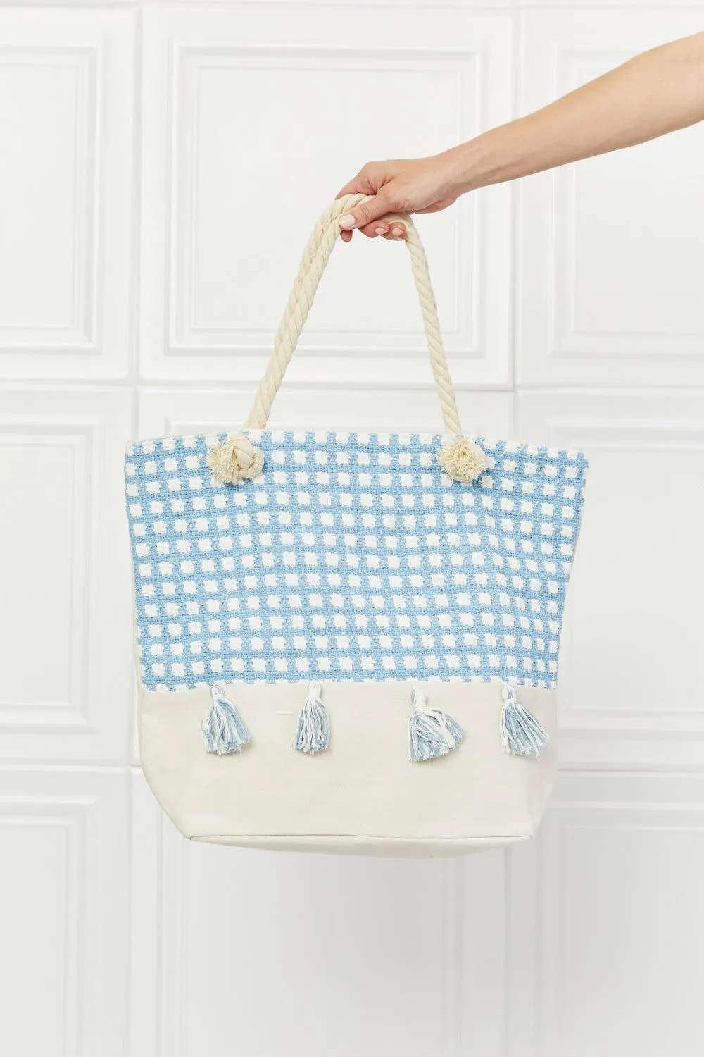 Picnic Date Tassel Tote Bag