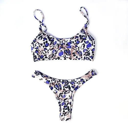 Piper Leopard Tanga Mikro-Bikini