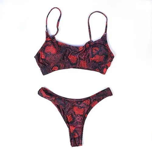 Piper Leopard Tanga Mikro-Bikini