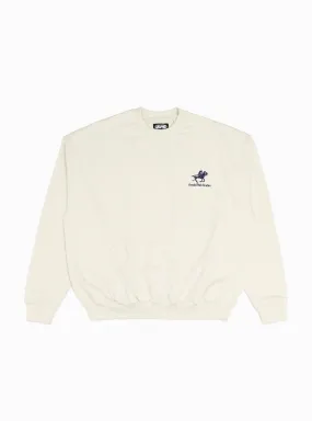 Pony Logo Sweatshirt Antique White