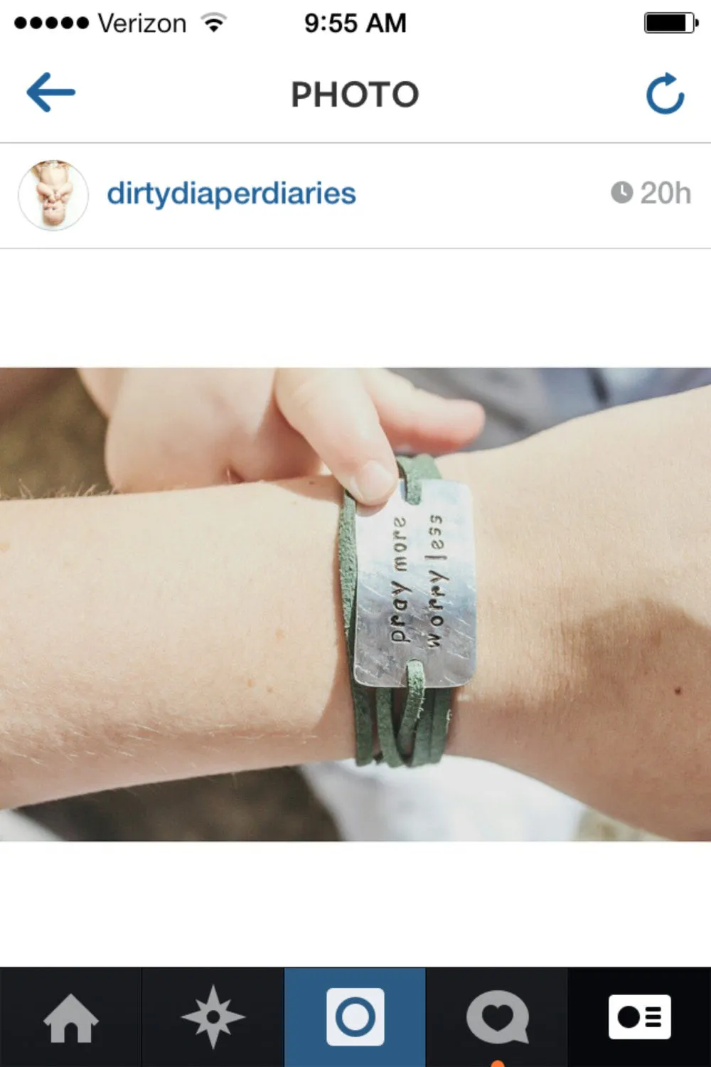 Pray More Worry Less, Wrap Bracelet