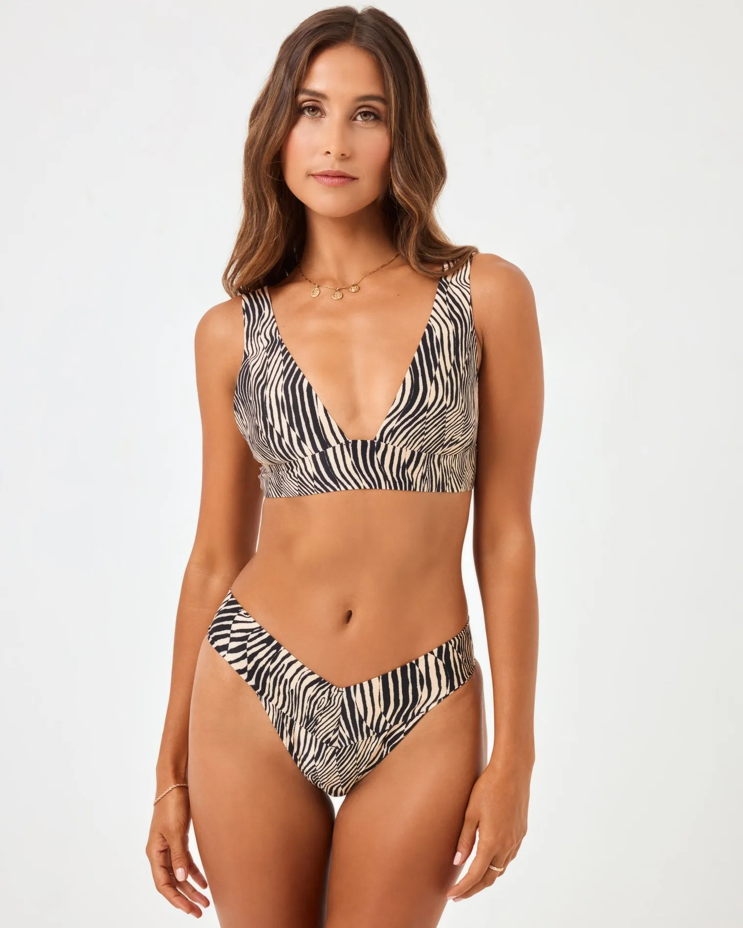 Printed Quinn Bikini Bottom - Hypnotica