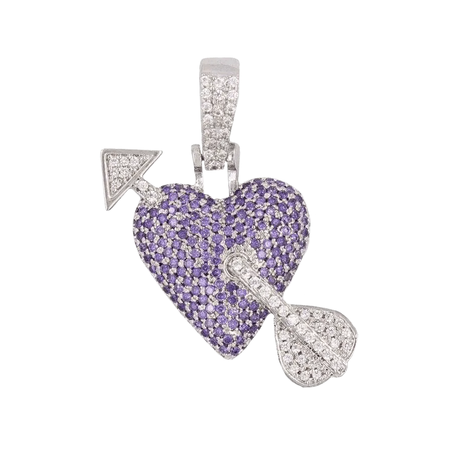 Purple Heart Pendant