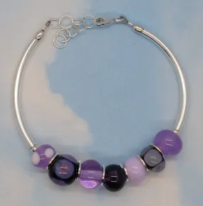 purple passion mini strand bracelet