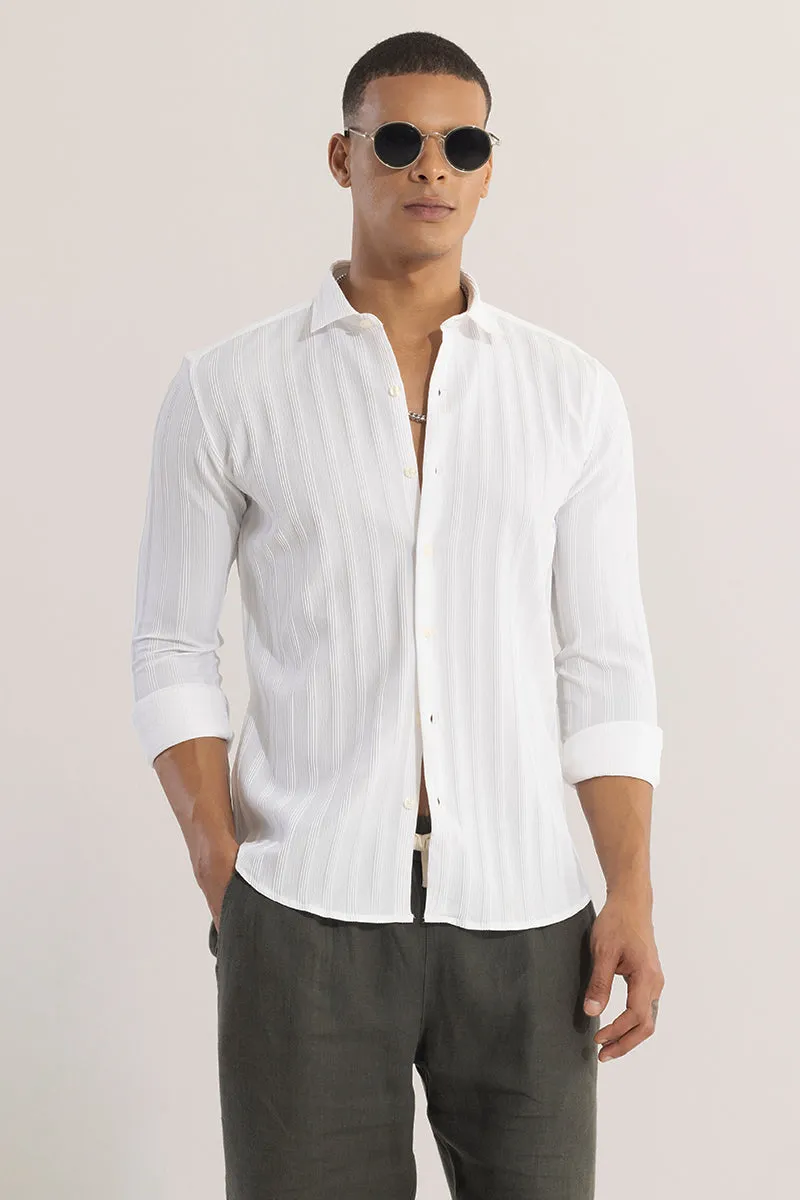 Quadbar White Shirt