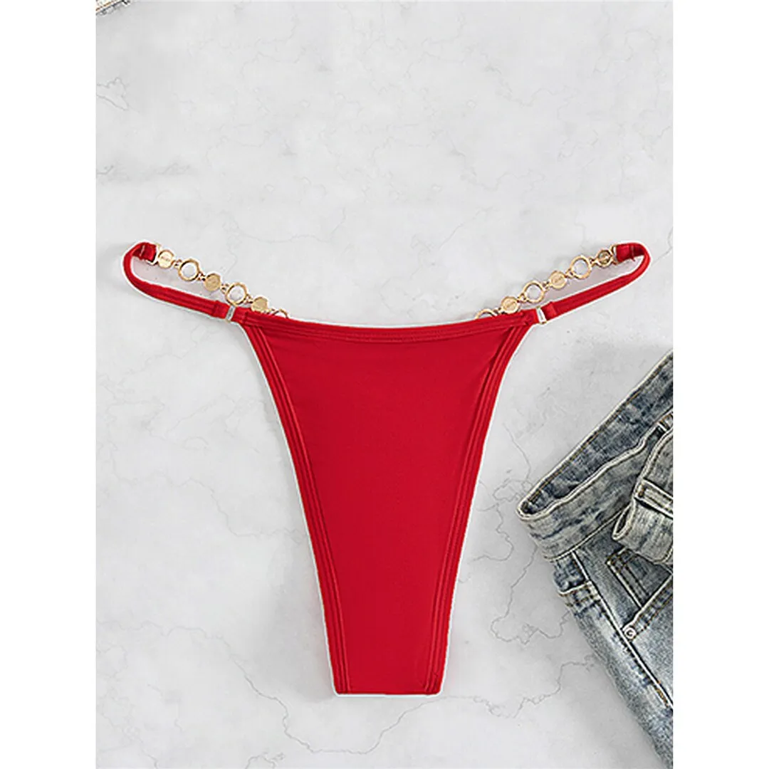 Red Diamond Deluxe Extreme Mini-Micro-Tanga-Bikini